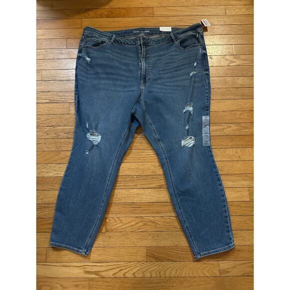 NEW Womens Size 28 Old Navy Distressed Jeans - Picture 1 of 4